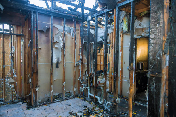 Professional Fire Damage Removal technician working in Millers Falls, MA